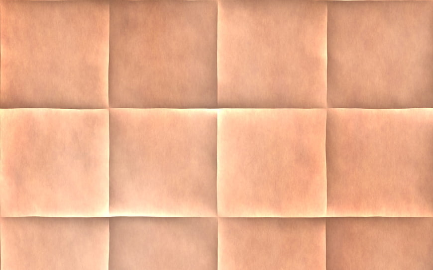 Vintage folded brown paper texture background