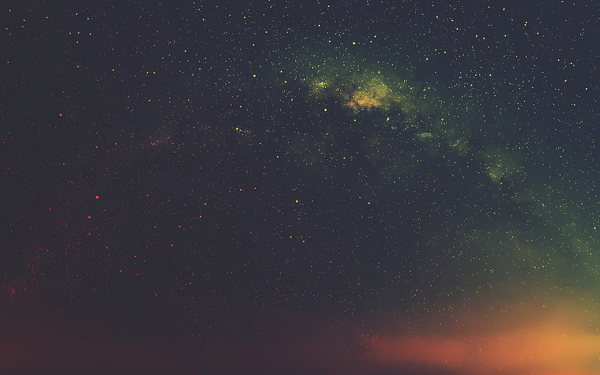 Milky Way Galaxy Night Sky with Stars and Nebula