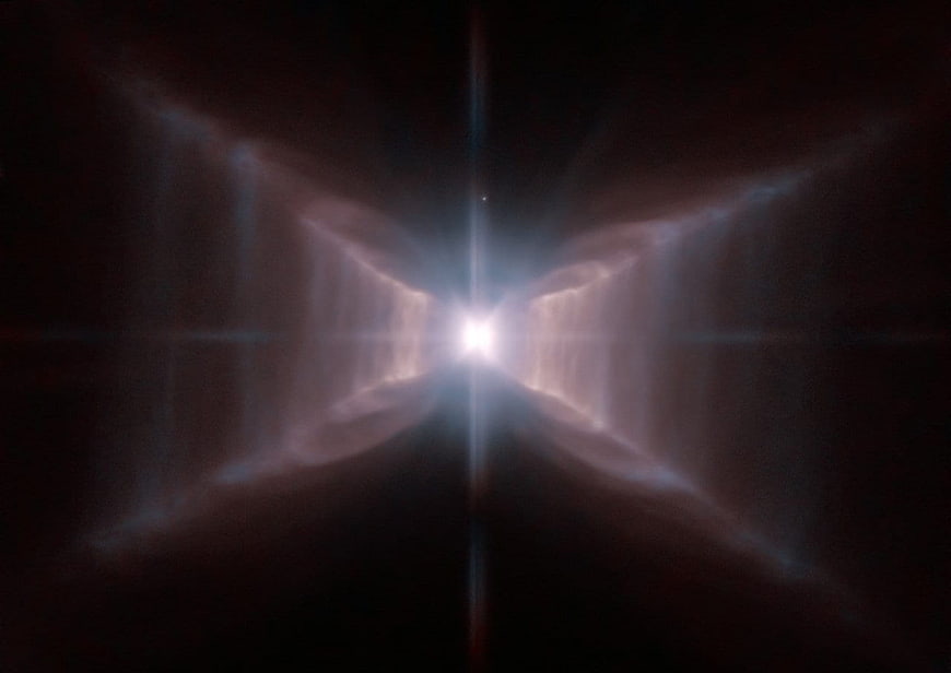 Red Rectangle Nebula in Monoceros Constellation