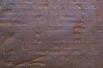 Rusted Metal Texture with Rivets Background
