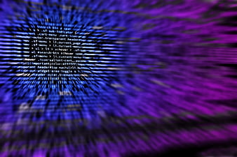 Abstract CSS Code Background with Motion Blur