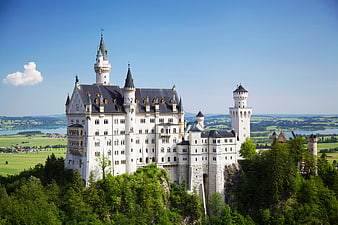 Neuschwanstein Castle in Bavaria, Germany