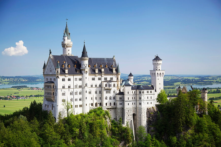 Neuschwanstein Castle in Bavaria, Germany