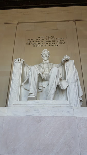Abraham Lincoln Statue at the Lincoln Memorial in Washington DC