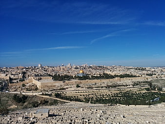 Panoramic View of Jerusalem From Mount of Olives