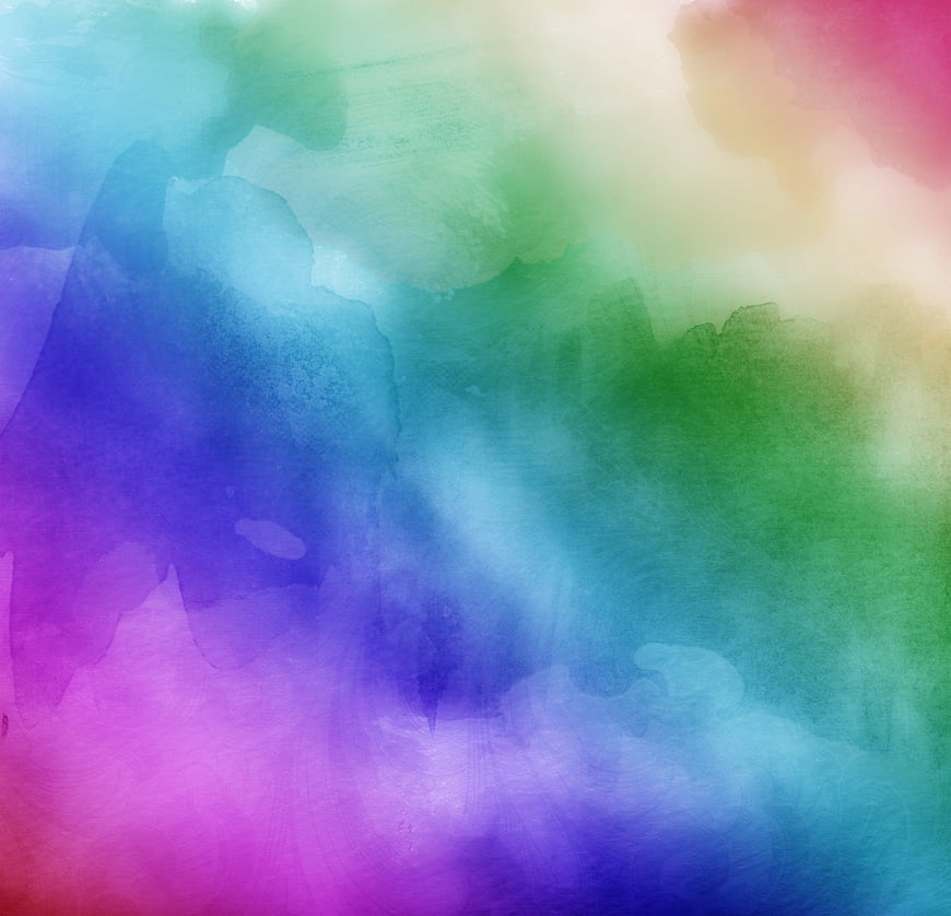 Abstract Watercolor Background with Vibrant Rainbow Colors