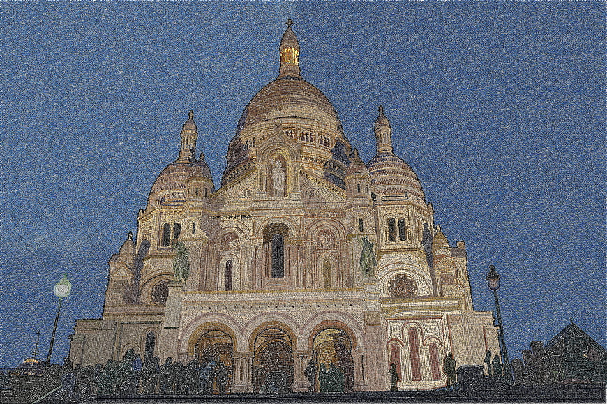 Sacré-Cœur Basilica Mosaic Artwork in Paris