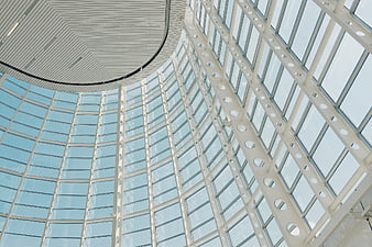 Modern Glass and Steel Architecture Interior Perspective