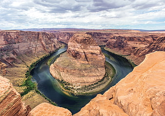 Horseshoe Bend Colorado River Canyon Landscape