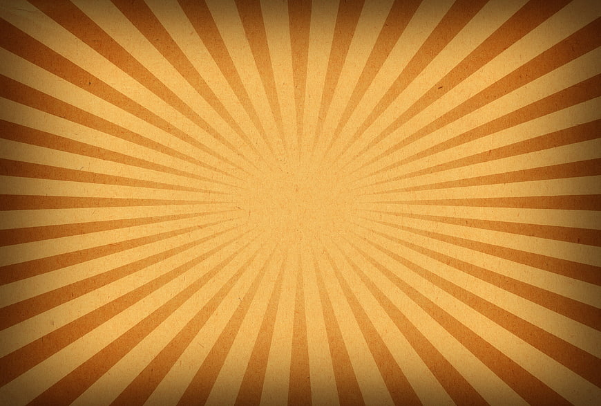 Vintage Sunburst Background With Grunge Texture And Warm Tones