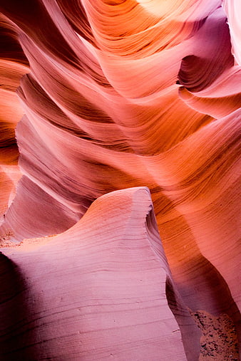 Abstract Antelope Canyon Sandstone Rock Formations