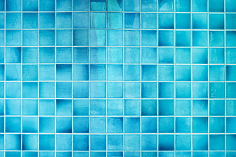 Blue Mosaic Tile Texture Background