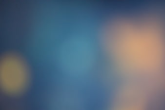 Abstract Blue and Orange Bokeh Background
