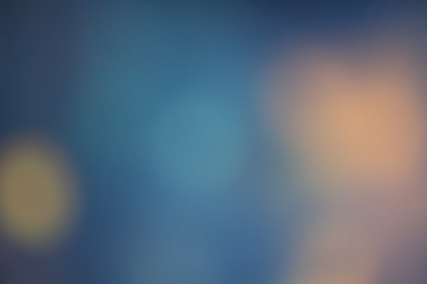 Abstract Blue and Orange Bokeh Background