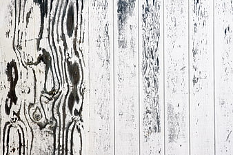 White Distressed Wood Planks Background Texture