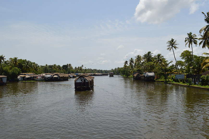 Traditional Houseboats on Kerala Backwaters