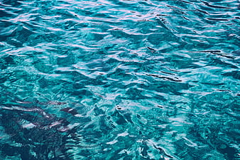 Vibrant Turquoise Ocean Water Surface Texture