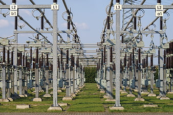 High Voltage Electrical Substation Equipment And Power Grid Infrastructure