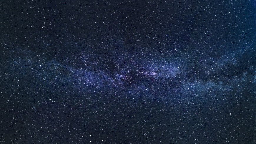 Milky Way Galaxy Starry Night Sky Background
