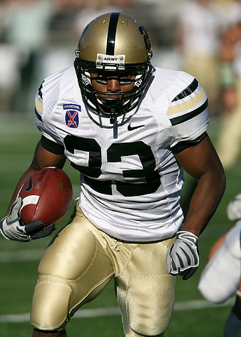 Army Black Knights Football Player Running with Ball