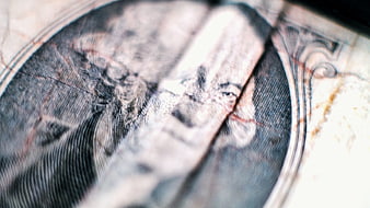 Close-up of Benjamin Franklin on a US Dollar Bill