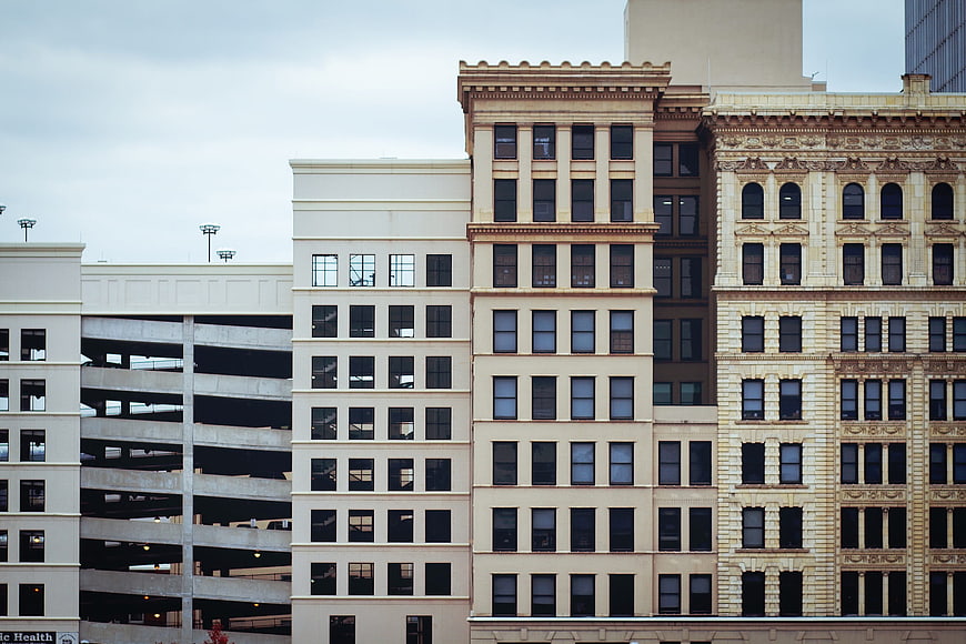 Urban Architecture Facades and Parking Garage Structure