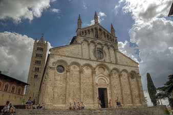 Massa Marittima Cathedral in Tuscany, Italy