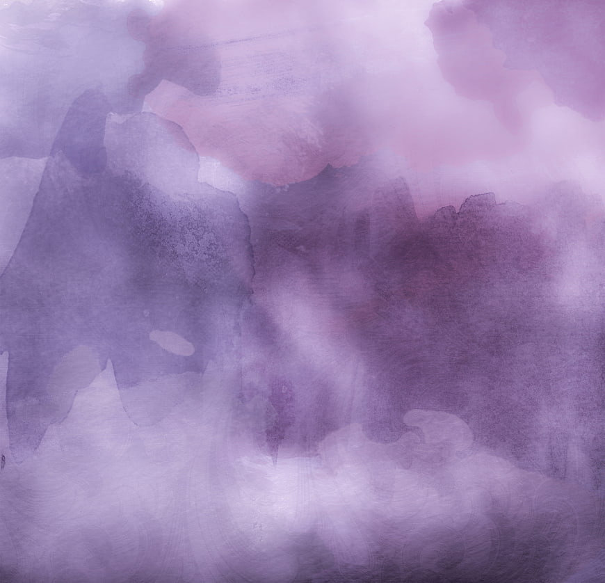 Abstract Purple Watercolor Background with Soft Lilac Washes