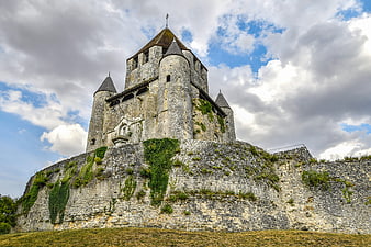 César Tower Medieval Fortress Architecture in Provins France