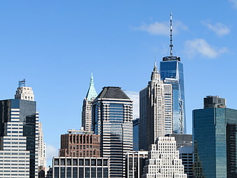 New York City Skyline with One World Trade Center