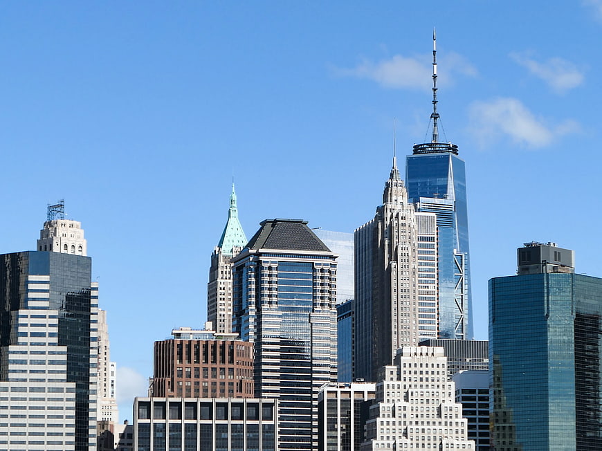 New York City Skyline with One World Trade Center