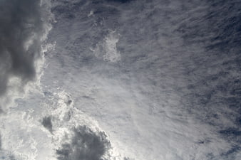 Dramatic Clouds and Blue Sky Background
