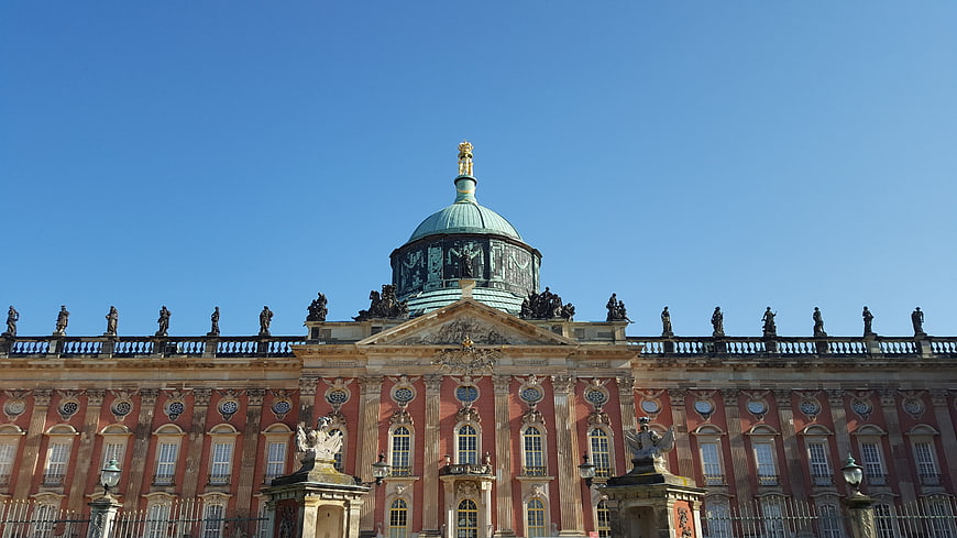 Dresden Zwinger Palace Architecture Under Blue Sky