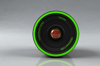Yongnuo 35mm F2N Camera Lens with Green Ring