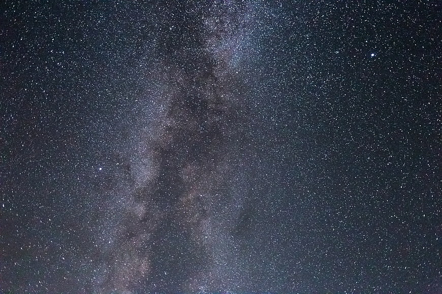 Milky Way Galaxy Vertical Night Sky Photography
