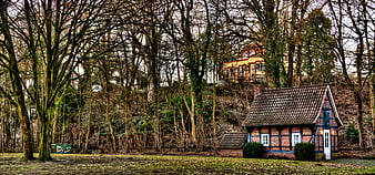 Charming Half-Timbered House in a Forest Setting