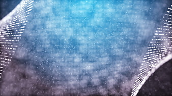 Abstract Blue Digital Dot Grid Background