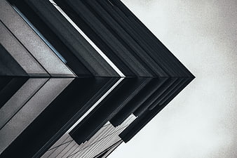 Modern Architectural Corner with Geometric Lines and Negative Space