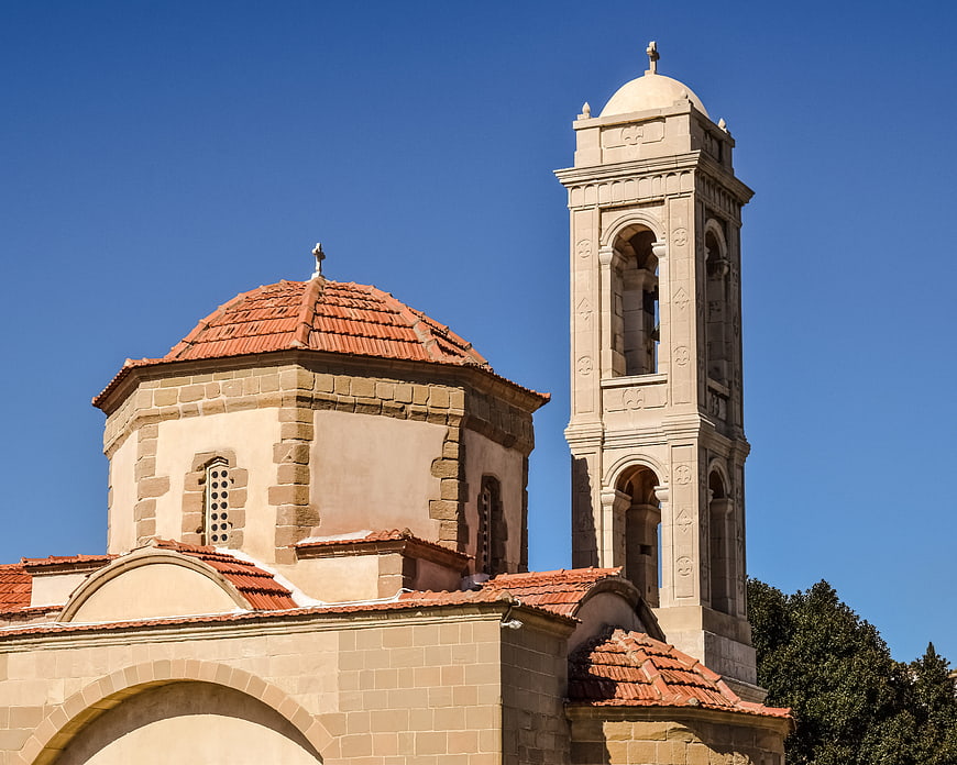 Orthodox Church Architecture with Bell Tower and Dome