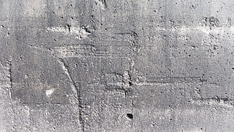 Gray Concrete Wall Texture with Cracks and Imperfections