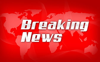 Breaking News Graphic with World Map Background