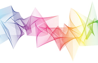 Abstract colorful geometric wave background with gradient