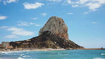 Peñón de Ifach Rock Formation in Calpe, Spain