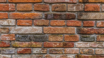 Old Weathered Brick Wall Texture Background