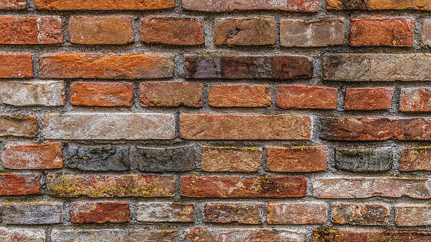 Old Weathered Brick Wall Texture Background