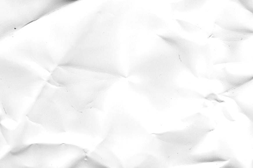 Crumpled White Paper Texture Background