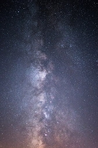 Milky Way Galaxy Vertical Night Sky Astrophotography