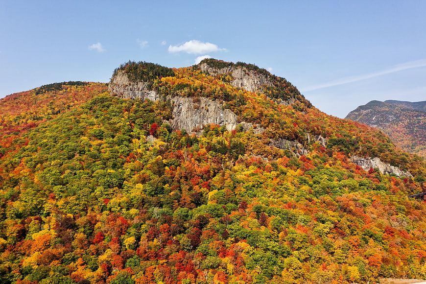 Vibrant Autumn Mountain Landscape with Colorful Foliage