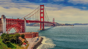Golden Gate Bridge View From Fort Point, San Francisco