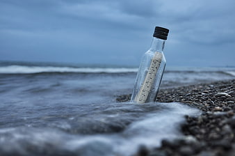 Message in a Bottle on Pebble Beach